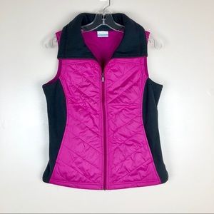 Columbia Women’s Quilted Fleece Vest Mix It Around
